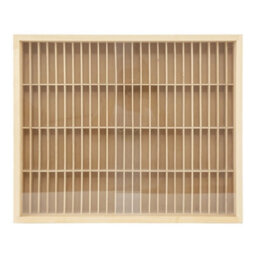 Wall Mount Storage Shelf Cassette Storage Rack Wooden Cd - thumbnail 3