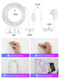 Lepro N1 Ai Smart Neon Light 10M - thumbnail 8