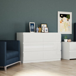 Lassic Vida Designs Glinton 6 Drawer Chest (100% Fsc), White - thumbnail 7