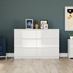 Lassic Vida Designs Glinton 6 Drawer Chest (100% Fsc), White - thumbnail 6