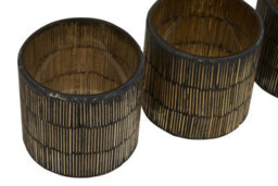 Orsina Gaia Set Of 3 Mosaic Tealight Holders - thumbnail 5