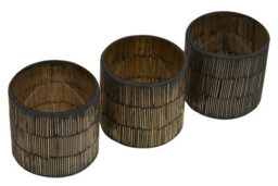 Orsina Gaia Set Of 3 Mosaic Tealight Holders - thumbnail 2