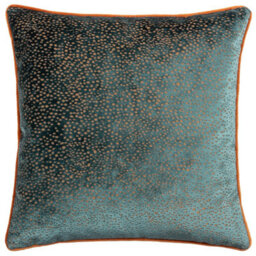 Paoletti Estelle Spotted Velvet Cushion Cover - thumbnail 1