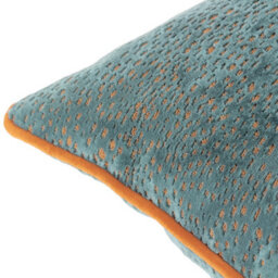 Paoletti Estelle Spotted Velvet Cushion Cover - thumbnail 3
