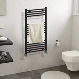 ARKO BATHROOM Arko Towel Radiator, Heated Towel Rails,wall Mounted Ladder Radiators 400X1000mm,black - thumbnail 7