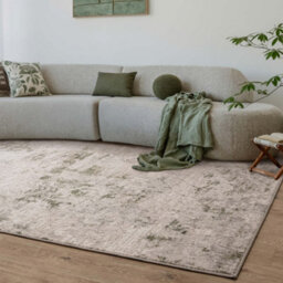 The Rug Edit Opal Abstract Green Living Room Rug - 120X160Cm - thumbnail 3