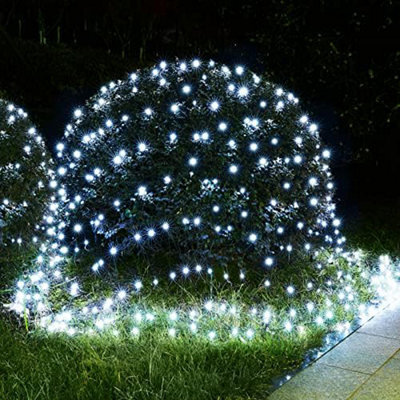 Best Artificial 2M X 2M Bright White Outdoor Connectable Christmas Net Lights With 120 Leds Mains Powered - image 1