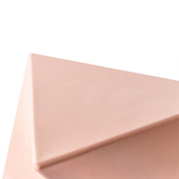 Beliani Minimalist Side Table Pecos Pastel Pink - thumbnail 6