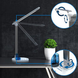 Fern Howard White Dimmable Led Desk Lamp With Usb Charging Port (Mains-Powered - Plug) - thumbnail 2