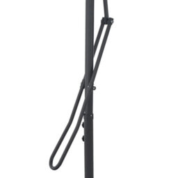 Walplus Garden Parasol With Steel Pole Black 250X250X230 Cm - thumbnail 5