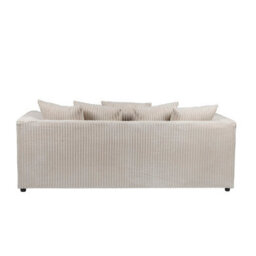 SquareBoxx Lennox Cream Sofa Set 3 Seater - thumbnail 2