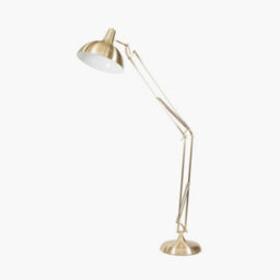 Pacific Lifestyle Brass Task Floor Lamp Adjustable Floor Lights - thumbnail 3