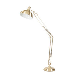 Pacific Lifestyle Brass Task Floor Lamp Adjustable Floor Lights