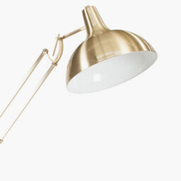 Pacific Lifestyle Brass Task Floor Lamp Adjustable Floor Lights - thumbnail 2