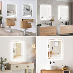 Onemill Led Bathroom Mirror With Anti-Fog,tri-Color Dimmable Lights, Memory Function,horizontal/vertical(60X80) - thumbnail 5