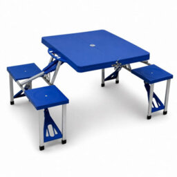 New Portable Folding Outdoor Picnic Pit Table And Bench Set 4 Seats