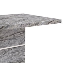 Furniture in Fashion Parini High Gloss Bar Table Rectangular In Melange Marble Effect - thumbnail 9