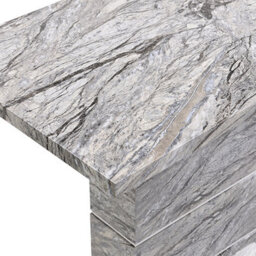 Furniture in Fashion Parini High Gloss Bar Table Rectangular In Melange Marble Effect - thumbnail 8