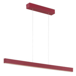 Luminosa Lighting Luminosa Balans Bar Pendant Ceiling Light Red 4725Lm 3000K - thumbnail 1