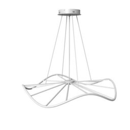 CGC Lighting Cgc Paraplu 1 Wave 60Cm White Led Ceiling Pendant Light Chandelier - thumbnail 4