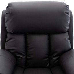 More4Homes Chester Electric Recliner Bonded Leather 1+3 Seater Sofa Set (Black) - thumbnail 7