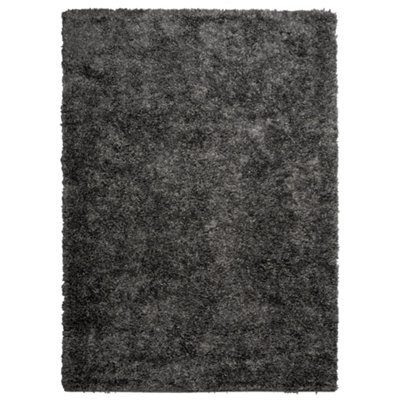 "Bravich Mixed Grey Thick Shaggy Rug - California - 80X150Cm (2'8""x5')" - image 1