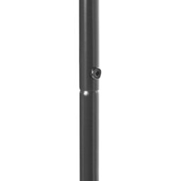Wyld And Coco Industrial Black Clothes Rack 160Cm Freestanding Steel Shelves And Hooks, Matte Powder-Coated Finish - thumbnail 7