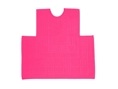 Rapport Home Chatsworth Cotton Mats Fuschia