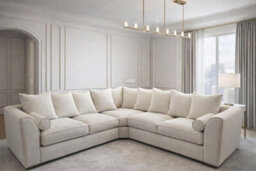 Home & Love Dylan Corner Sofa Xl - Naples Cream