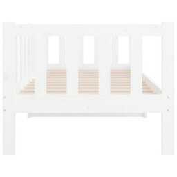 Berkfield Day Bed White 80X200 Cm Solid Wood Pine - thumbnail 9