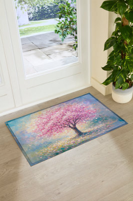 Artsy Doormats Blossom Tree Indoor Outdoor Doormat