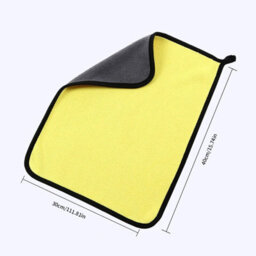 Car Cleaning Towels 12Pcs Drying Wash Cloth Microfibre Super Absorbent Towel Set - thumbnail 2