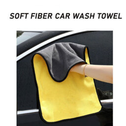 Car Cleaning Towels 12Pcs Drying Wash Cloth Microfibre Super Absorbent Towel Set - thumbnail 4