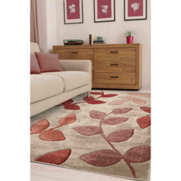 Melrose Leaf Green Geometric Design X-Large Indoor Area Rug 200/290Cm - thumbnail 1