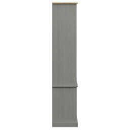 Berkfield Bookcase Vigo Grey 85X35X170 Cm Solid Wood Pine - thumbnail 6