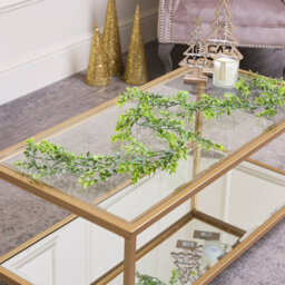 Melody Maison Green Frosted Foliage Christmas Garland - 160Cm (1.6M / 62.9') - thumbnail 4