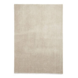 Cream Shaggy Washable Plain Modern Rug For Living Room Bedroom & Dining Room-60Cm X 115Cm - thumbnail 1