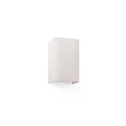 Luminosa Lighting Luminosa Cotton Beige Square Wall Light 200X 125X 105 1X E27