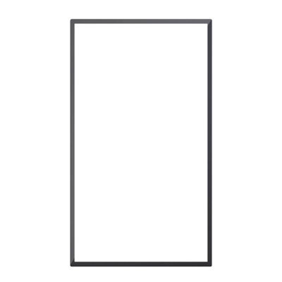 Premium Kitchens Ethos Matt Indigo Modern Tall Glazed Cabinet Door (W)500mm (H)895mm (T)18mm - image 1