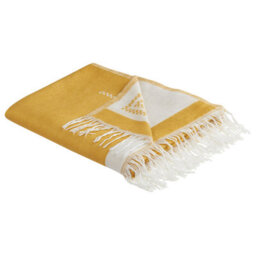 Beliani Blanket Jalkini 130 X 170 Cm Yellow