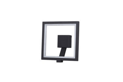 Luminosa Lighting Luminosa Rodas Wall Lamp, 9.5W Led, 3000K, 700Lm, Ip65, Anthracite - image 1