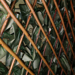 Samuel Alexander 180Cm X 60Cm Artificial Fence Garden Trellis Privacy Screening Indoor Outdoor Wall Panel - Ivy Leaf - thumbnail 4