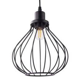 Thehotsale 160Cm H Black Modern Industrial Style 3-Head Floor Lamp With Irregular Shade - thumbnail 4