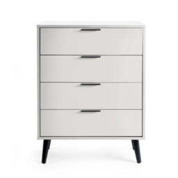 Oakham Premium Arden 4 Drawer Wide Chest - Silk Grey - thumbnail 7