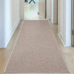The Rugs Solid Design Low Pile Living Room Rugs In Beige Flex Collection 1000Be - thumbnail 7