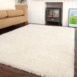 Loomed Kukoon Nore Cream Shaggy Soft Area Rug Living Room - 380 X 280Cm - thumbnail 2