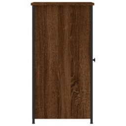 Berkfield Bedside Cabinet Brown Oak 32X42X80 Cm Engineered Wood - thumbnail 7