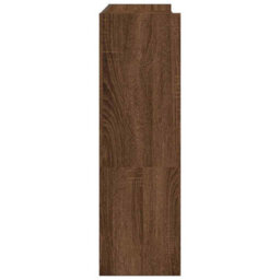 Berkfield Shoe Rack Brown Oak 80X25X81 Cm Engineered Wood - thumbnail 5