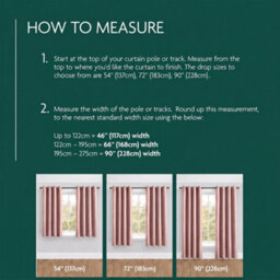 Aspire Homeware Blush Pink Linen 100% Blackout Curtain-Thermal Insulated Eyelet Room Darkening Curtain Pair (W)168Cmx(D)183Cm - thumbnail 3