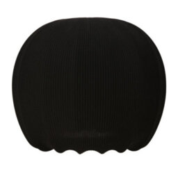 CGC Lighting Cgc Lila Black Rounded Ribbed Stretch Cotton Fabric Lampshade - thumbnail 8
